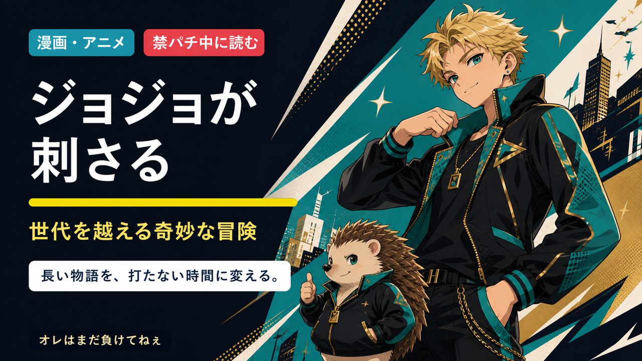 ジョジョの奇妙な冒険紹介記事のアイキャッチ