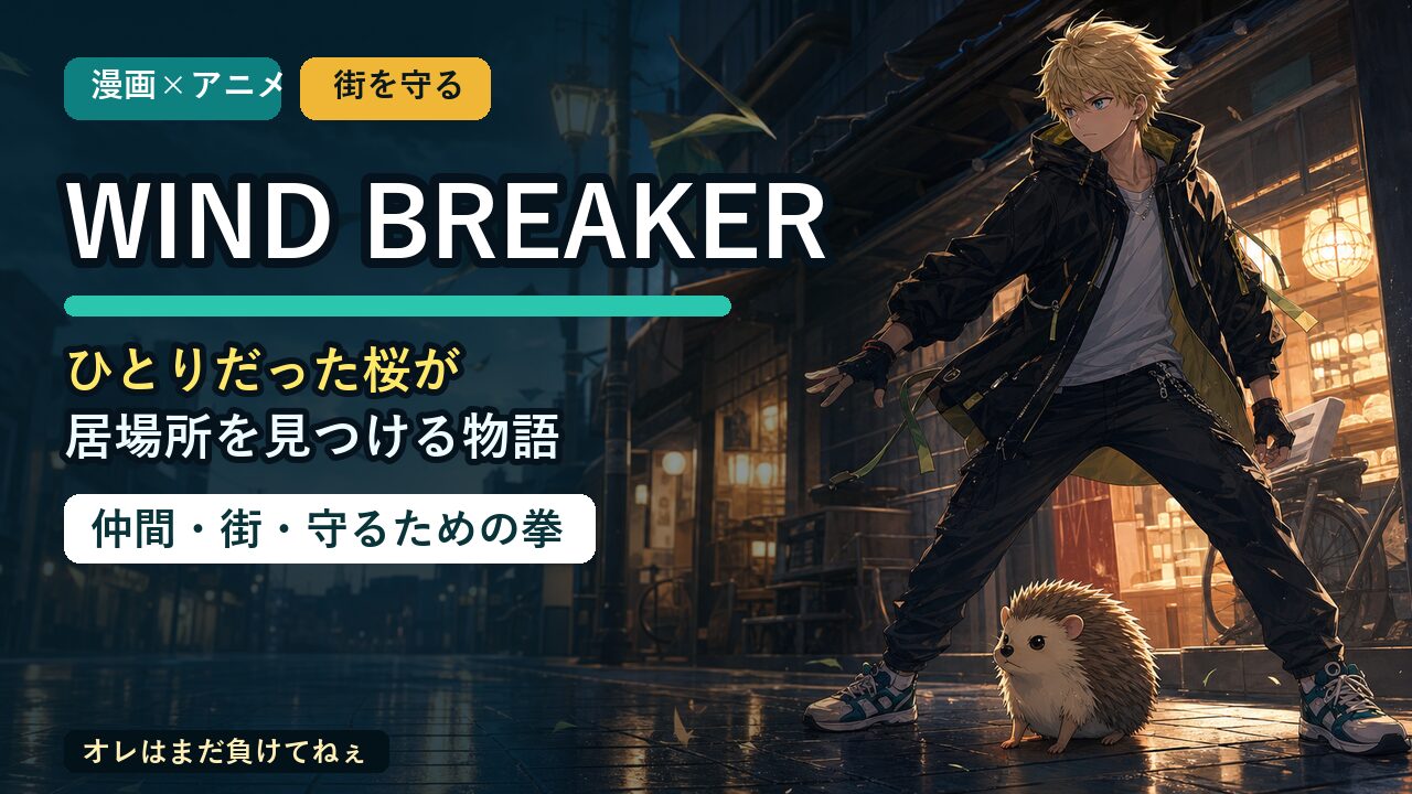WIND BREAKER紹介記事のアイキャッチ